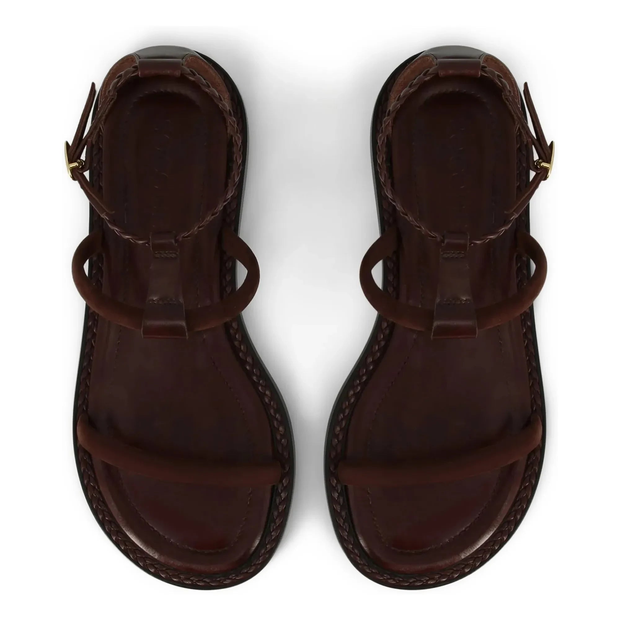 Socque Paris - Palma Leather Sandals | Chocolate