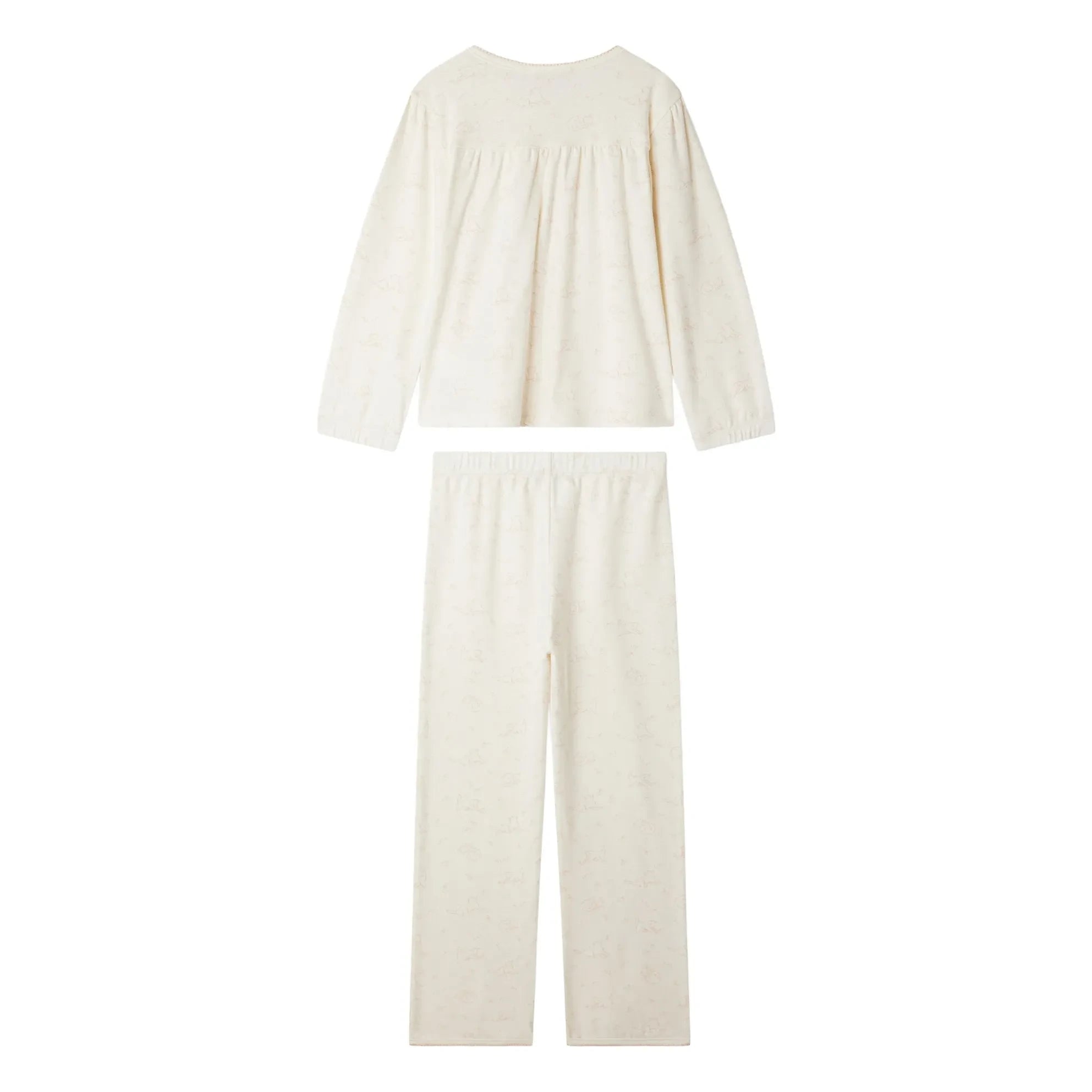 Bonpoint - Organic Cotton Pajamas | Ecru