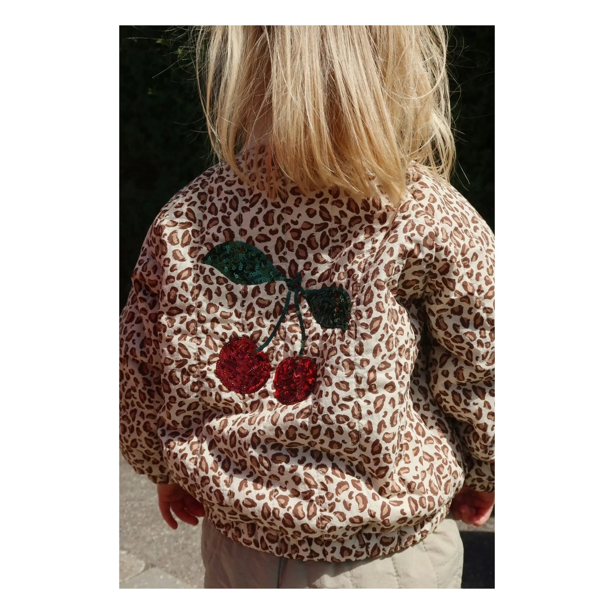 Konges Sløjd - Juno Leopard Sequin Bomber Jacket | Brown