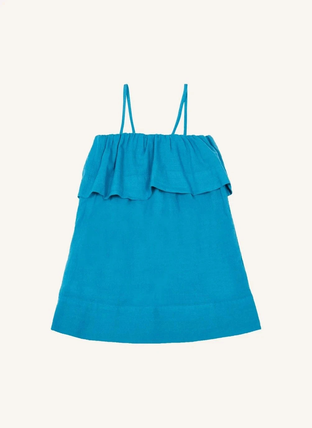 The Animals Observatory - Dover Animal Print Dress | Azure Blue