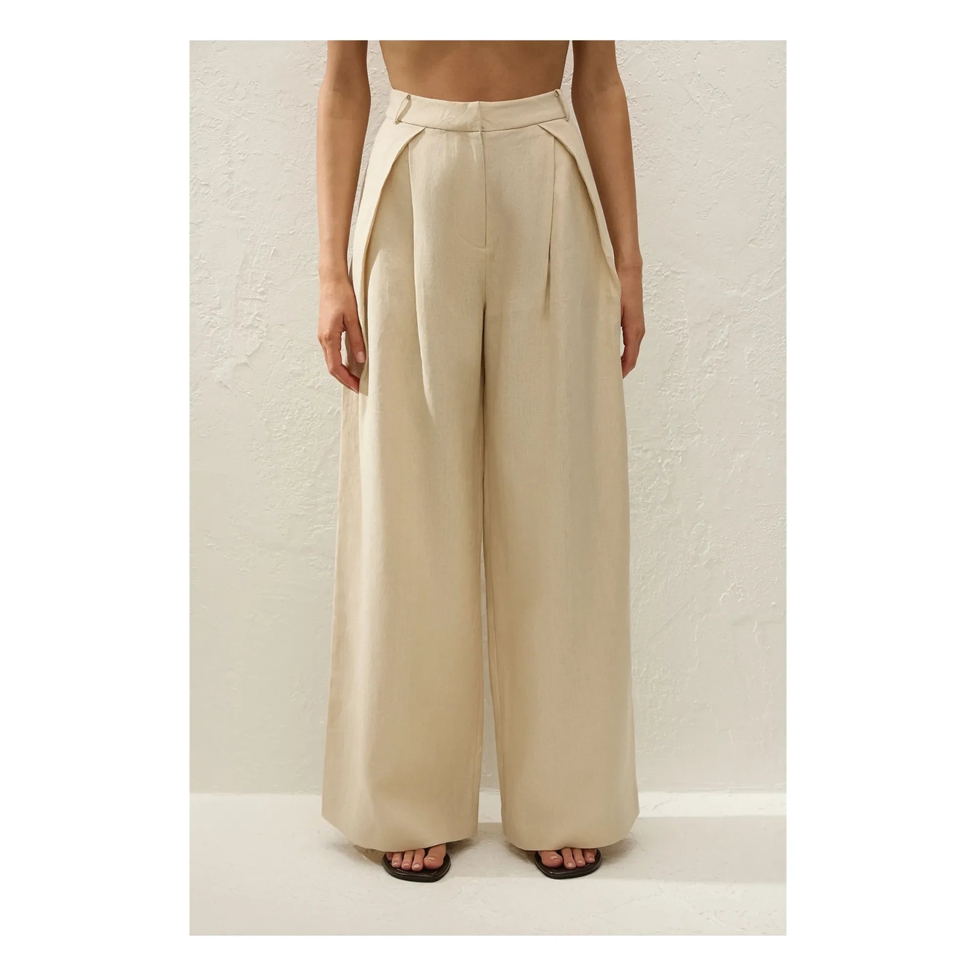 Faithfull the Brand - Sofia Linen Pants | Panna Cotta