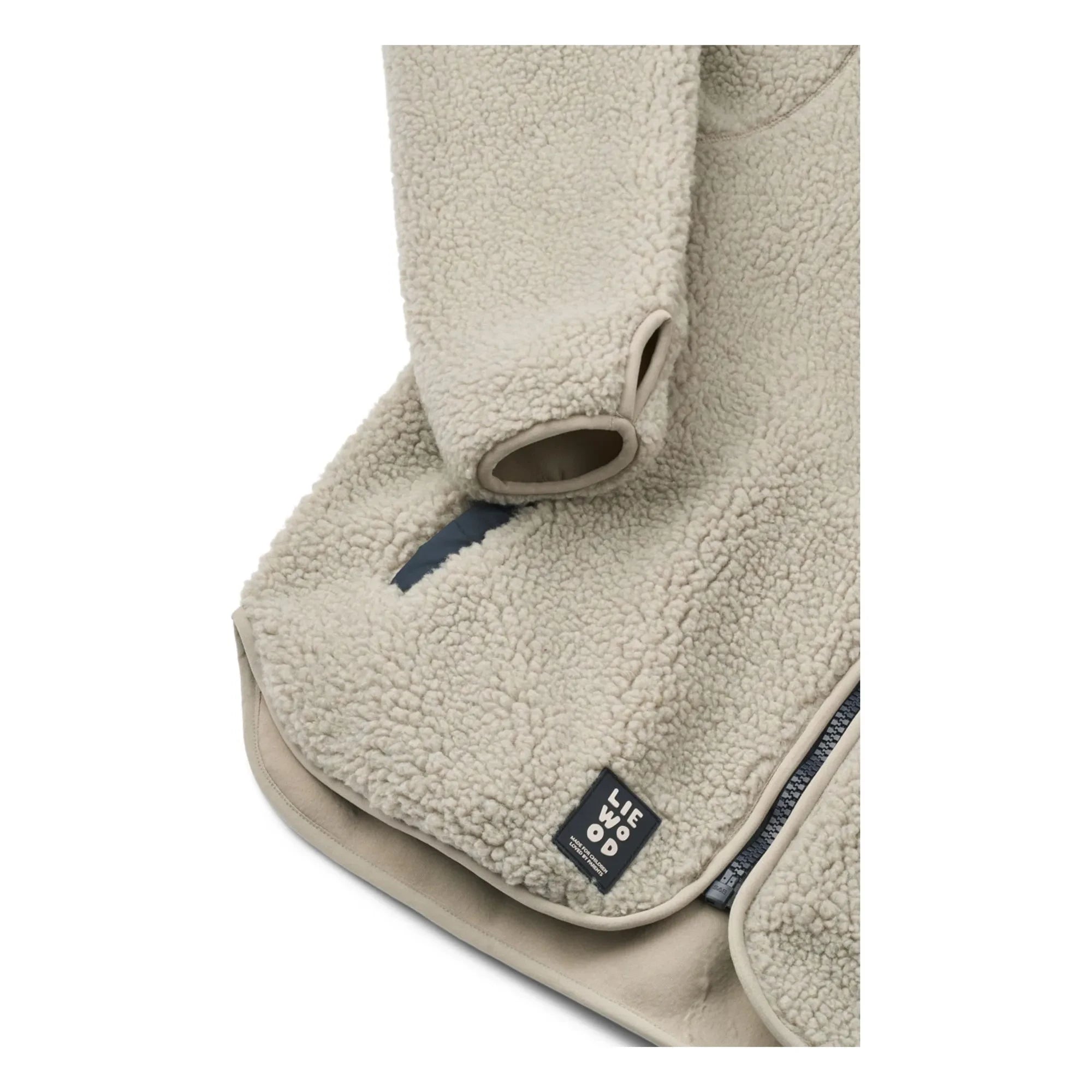Liewood - Nelson Recycled Fiber Sherpa Jacket | Oatmeal