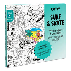 Omy - Boyama Posteri - Surf & Skate