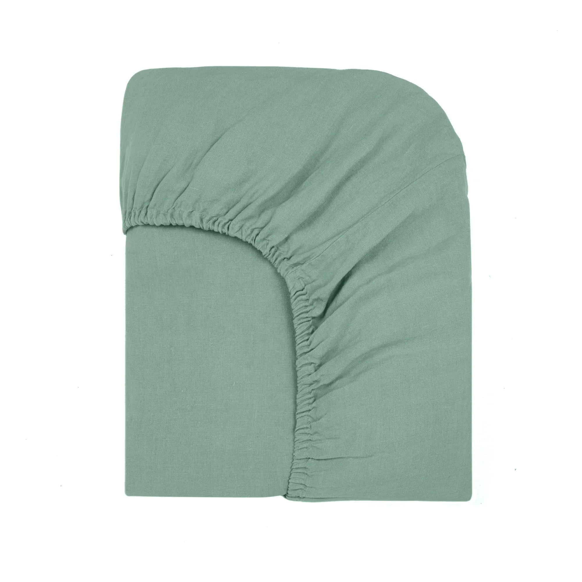 Communauté de biens - Washed Linen Sheet | Sage