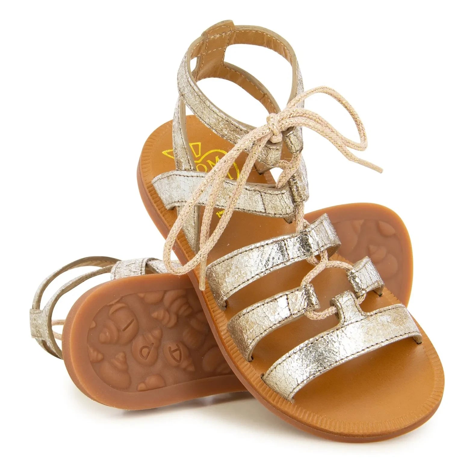 Pom d'Api - Plagette Guily Strap sandalet | Gold