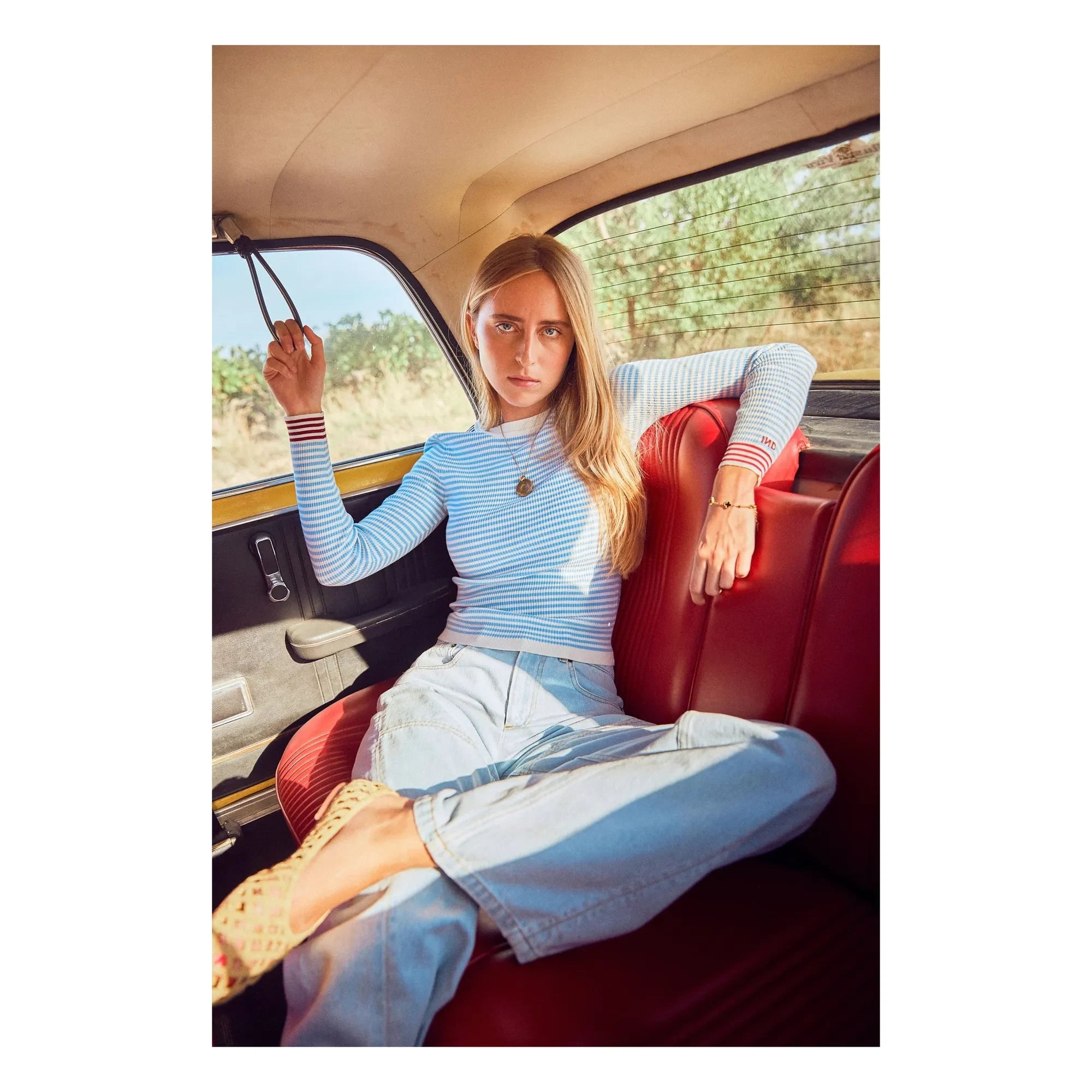 Indee - Vesuvio Striped Sweater | Blue