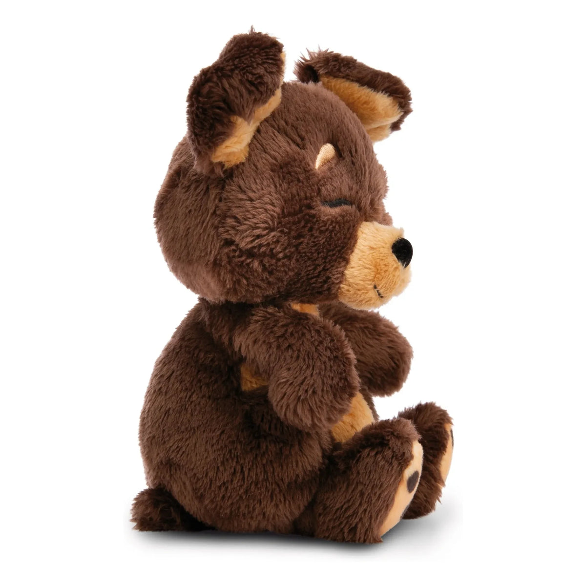 Nici - Sleeping Pet Plush Dog | Brown