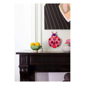 Studio Roof - Ladybug Wall Decor - Studio Roof x Zoe Miller | Red