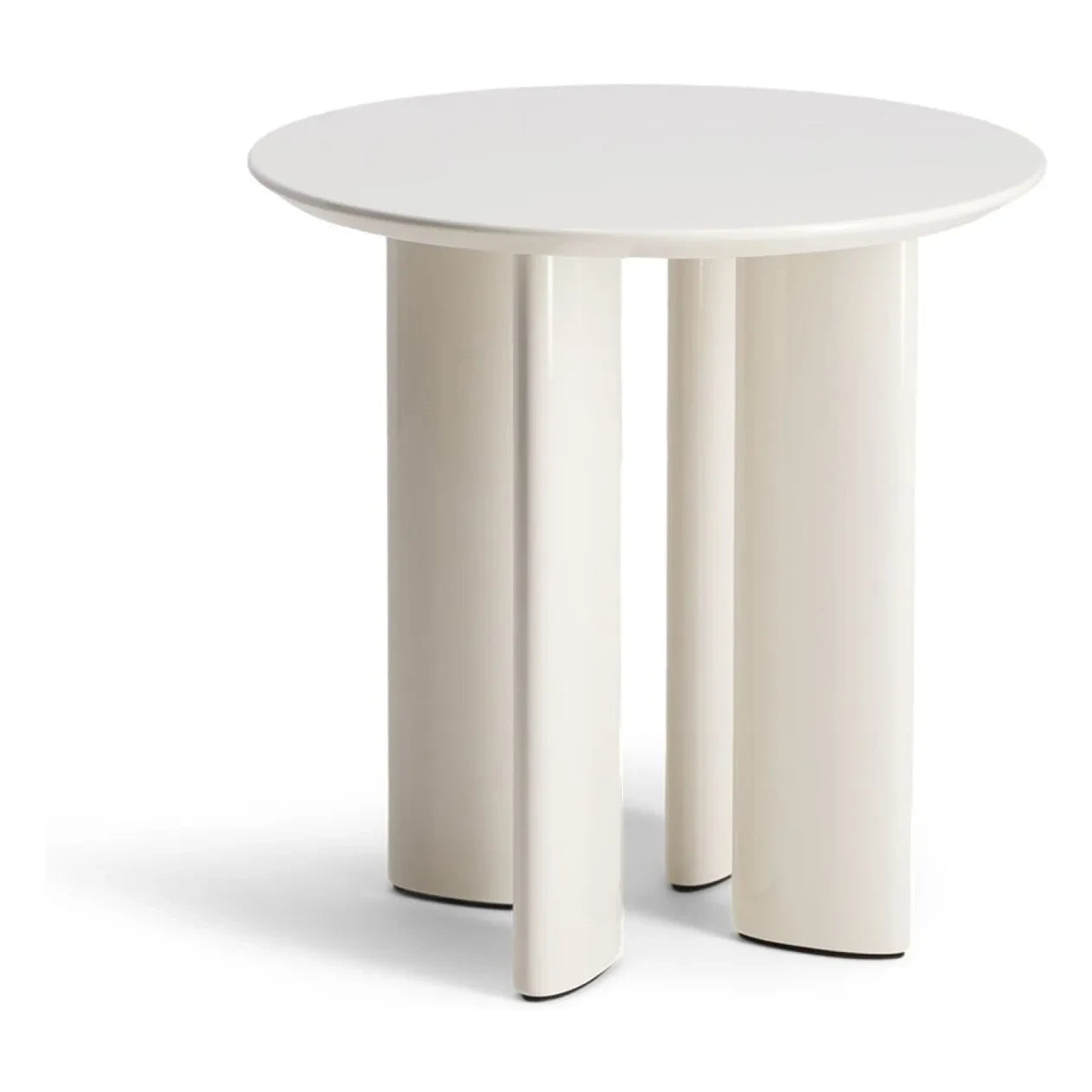 The Socialite Family - Lacquered Walnut Carlotta Side Table | Cream