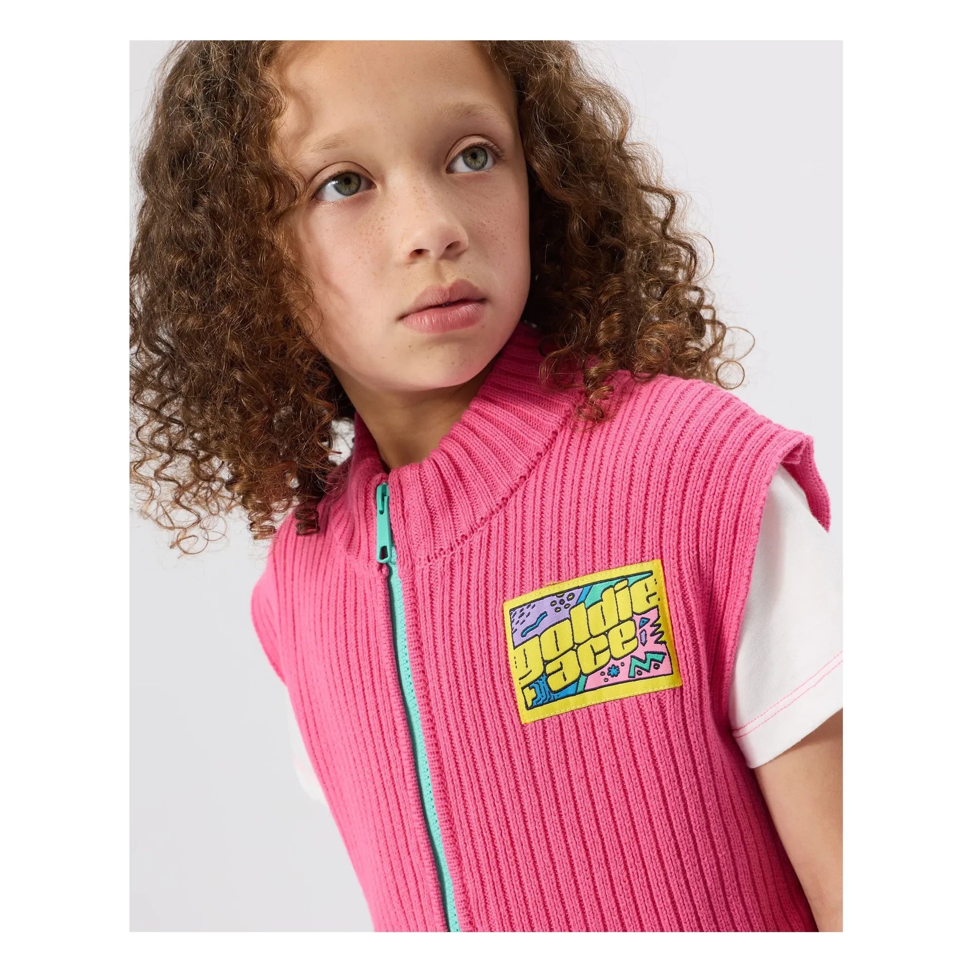 Goldie + Ace - Ribbed Sleeveless Tank Top | Pink
