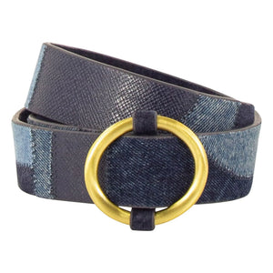 Sessùn - Anota Leather Belt | Blue