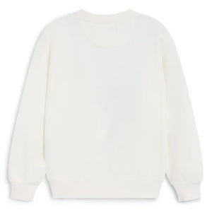 the new society - Smiley Sweatshirt | Beyaz