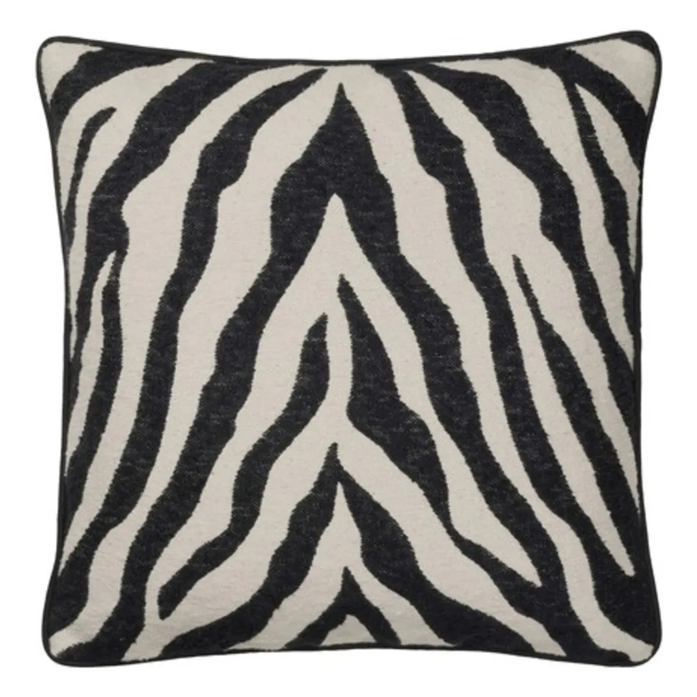 Broste Copenhagen - Zebra Pillow Cover | Noir/White