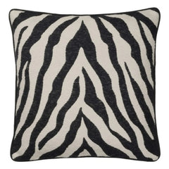 Broste Copenhagen - Zebra Pillow Cover | Noir/White