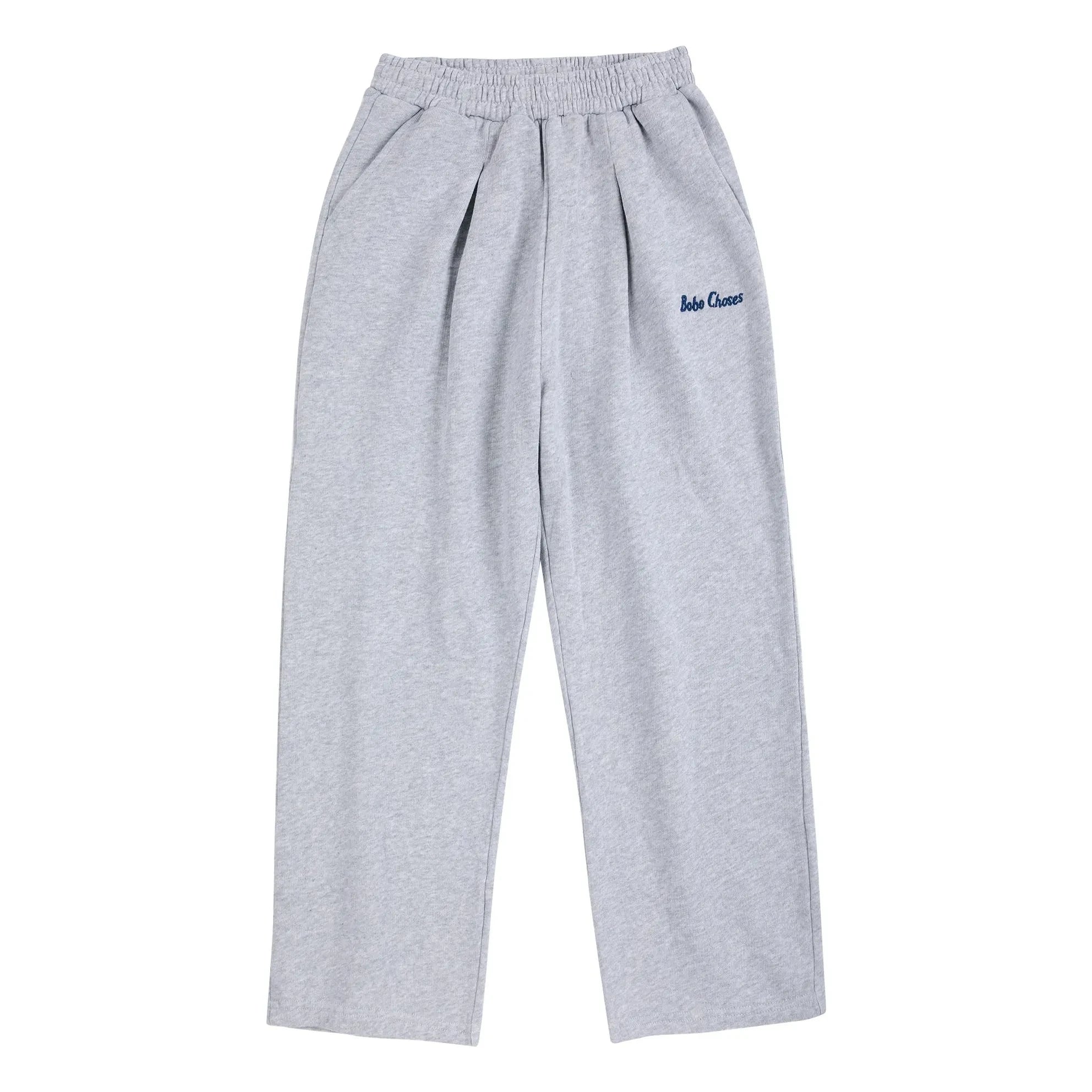 Bobo Choses - Organic Cotton Plain Jogger | Heather Grey
