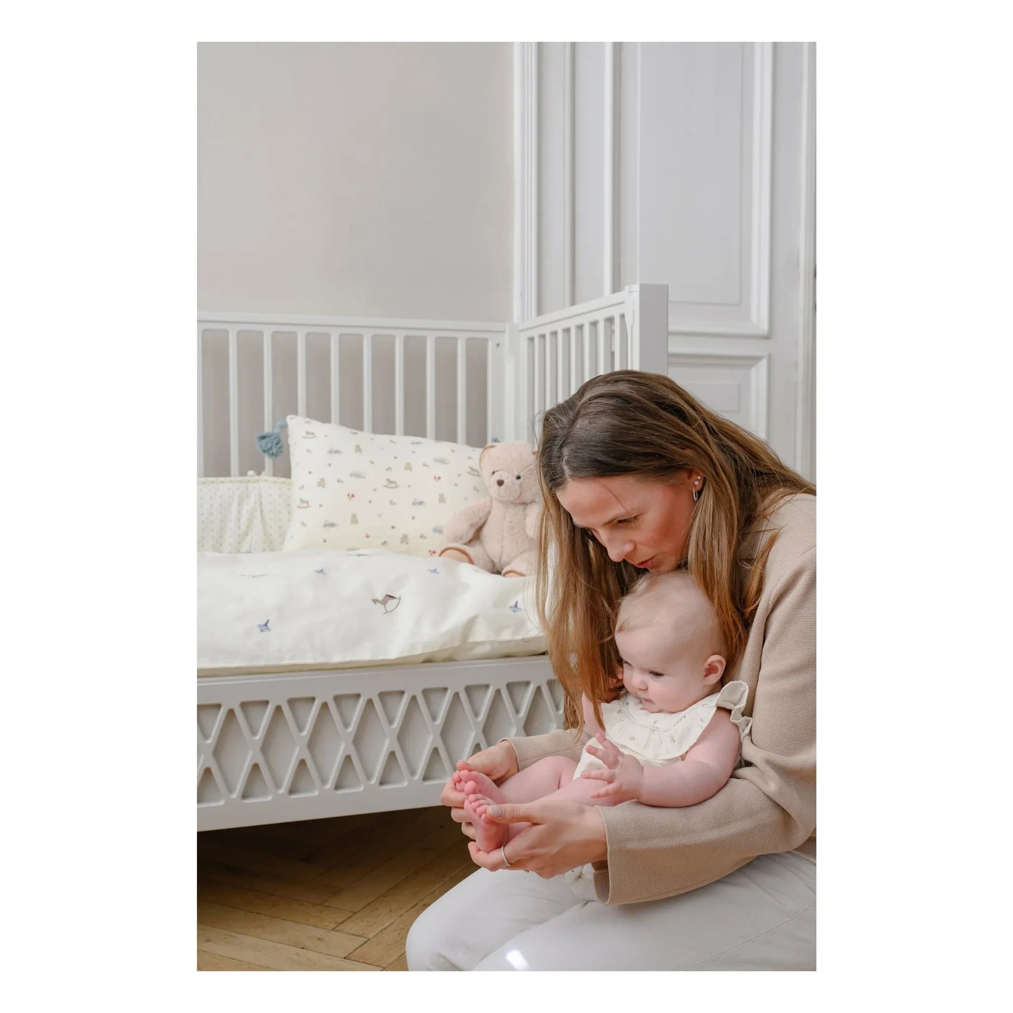Cam Cam - Vintage Toys Pillow | Beige