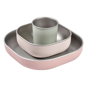 Béaba - Stainless Steel Lunch Box | Peach