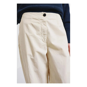 Pomandère - Cotton Gabardine Pants | Cream