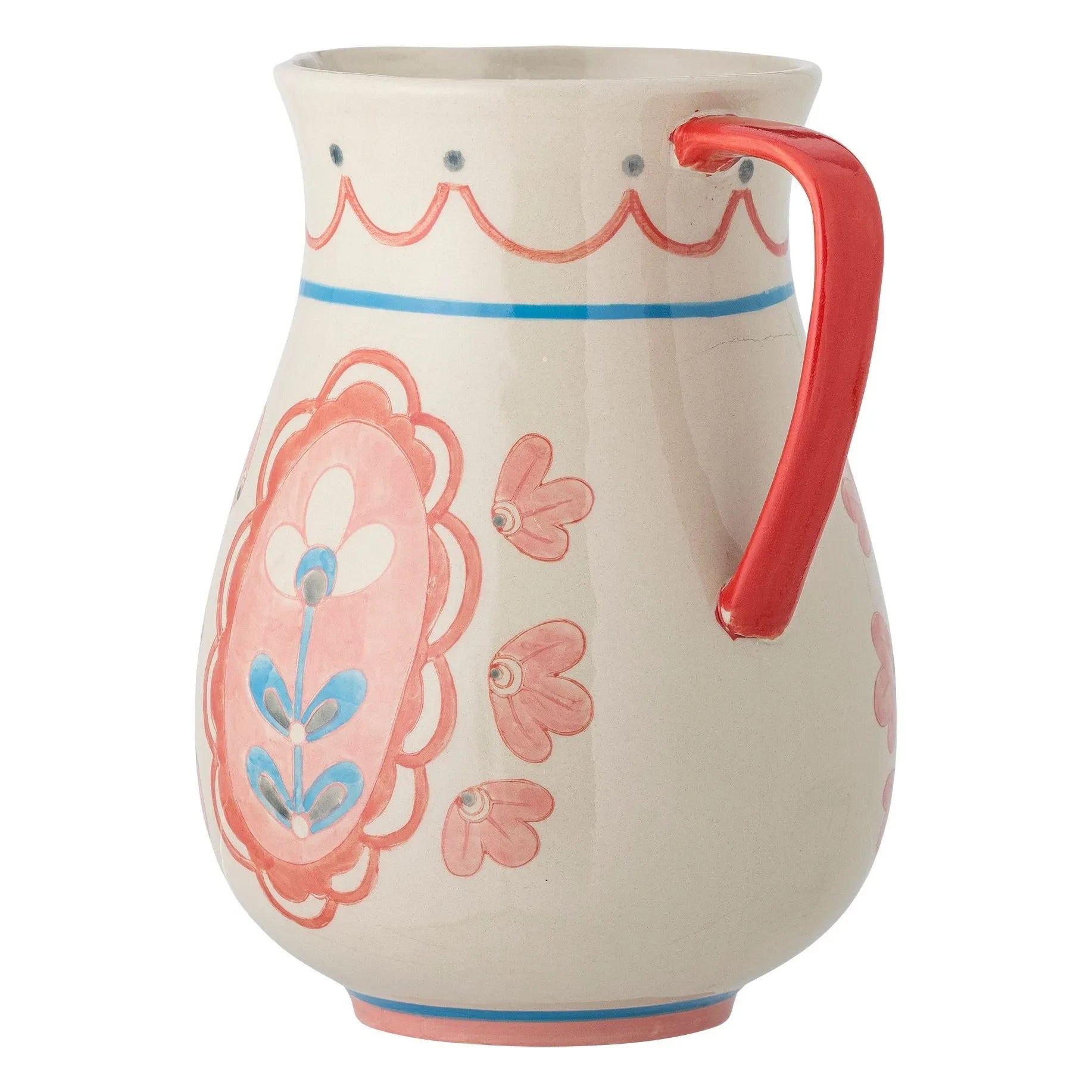 Bloomingville - Stoneware Pitcher Odina | Powder Pink