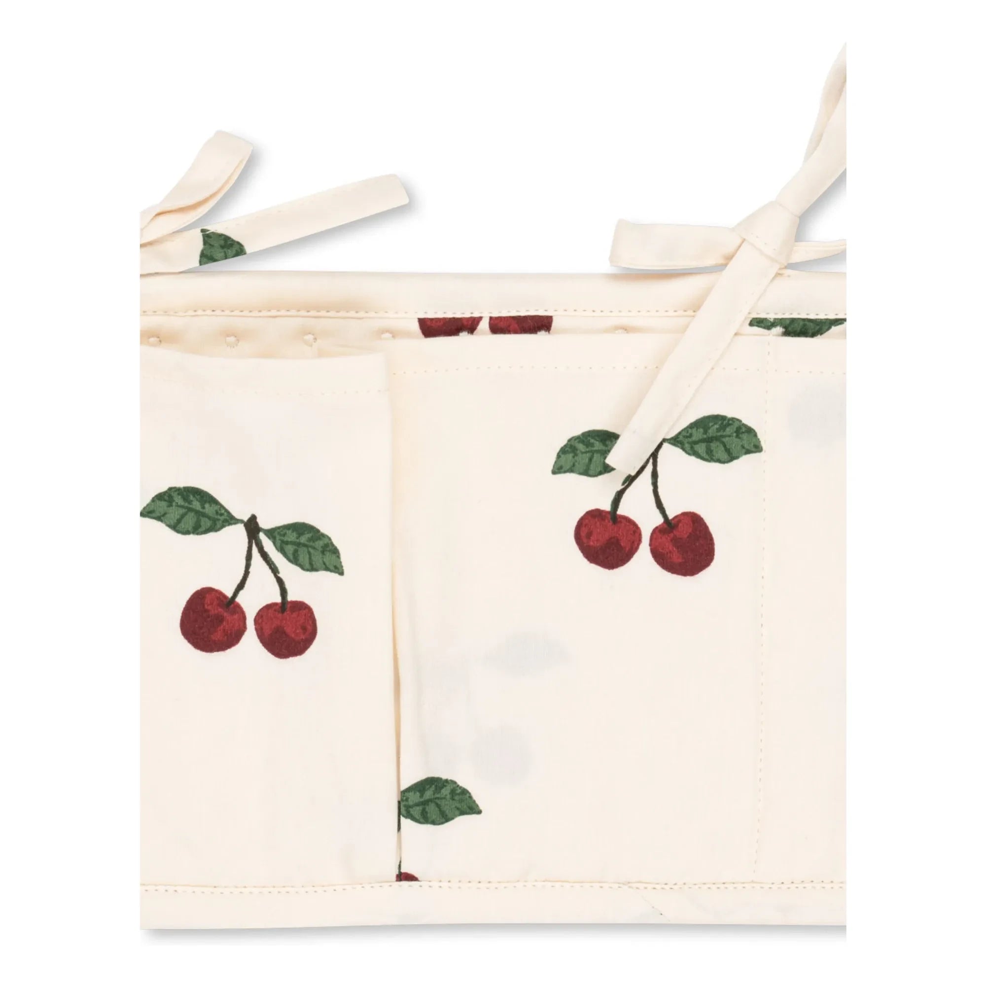 Konges Sløjd - Cherry Quilted Crib Pocket | Cherry Red