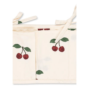 Konges Sløjd - Cherry Quilted Crib Pocket | Cherry Red