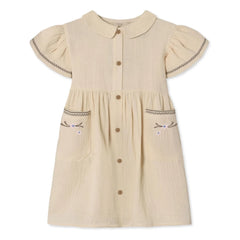 Fliink - Amour Fleurs Dress | Ecru