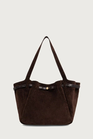 Tory Burch kadın süet tote çanta Romy