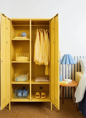 Mustard Made - Twinny Metal Cabinet | Pale Yellow