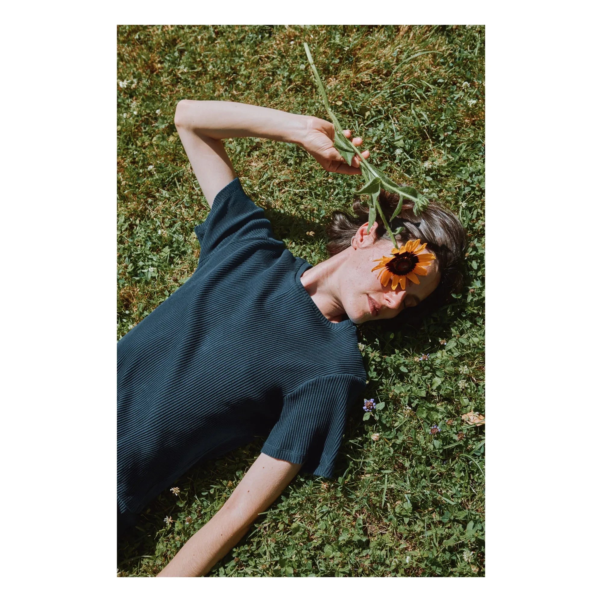 Poudre Organic - Orgeat T-Shirt | Navy