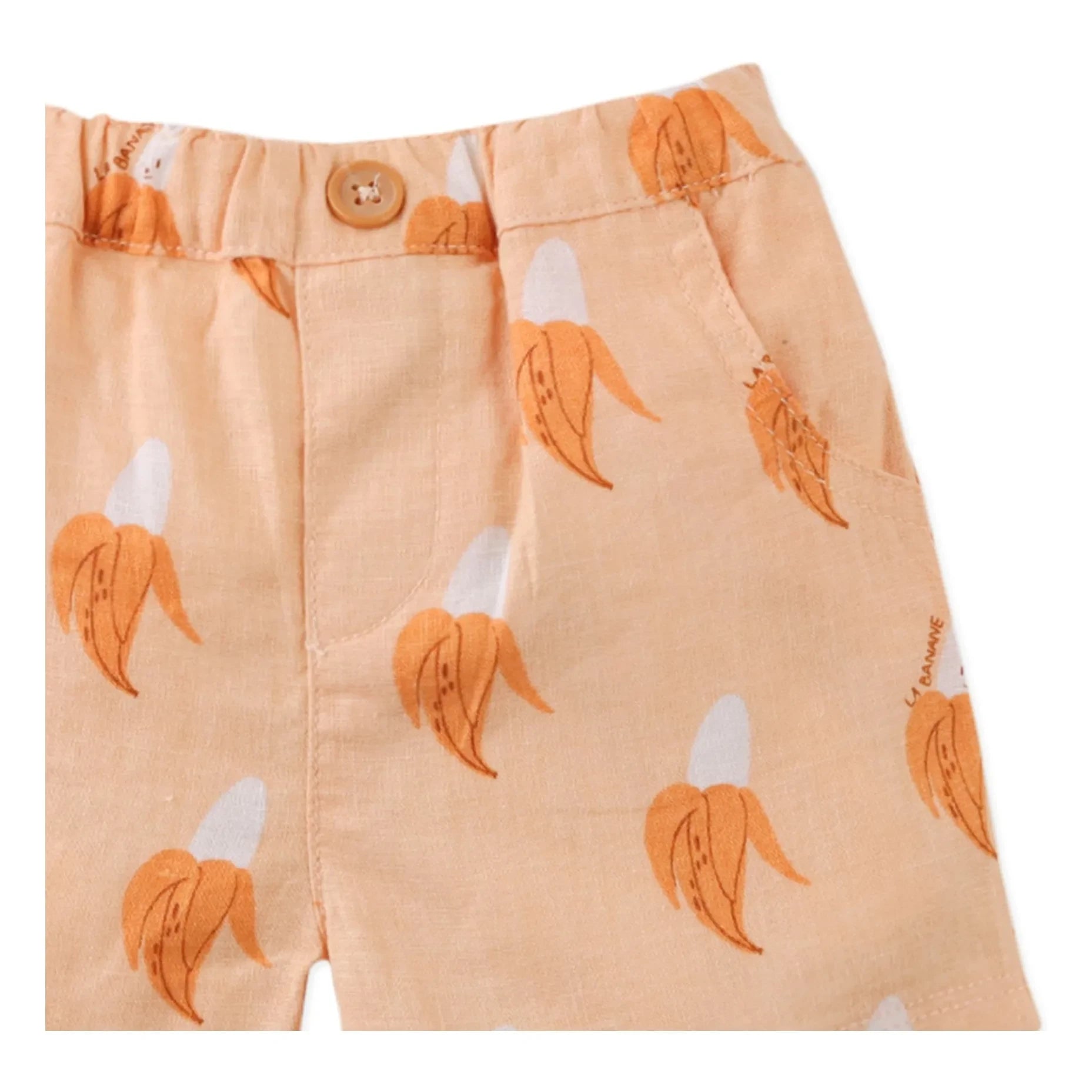 Gingersnaps - Thomas Banana Linen Shorts | Orange