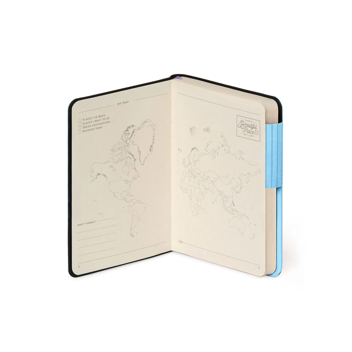 Legami - Defter ile Blank Pages ve Monochrome Yumuşak Kılıf - Aura - My Defter