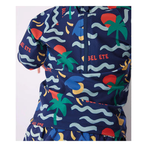 Petit Bateau - Bel Eté Bébé UV Protection Bath T-Shirt | Midnight blue