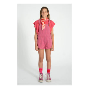 Piupiuchick - Love Organic Cotton Foam Top | Fuchsia