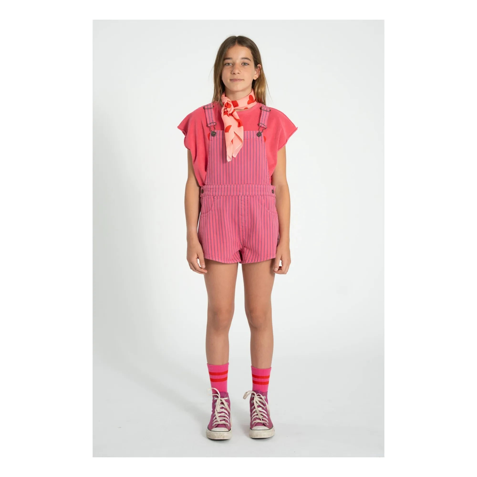 Piupiuchick - Love Organic Cotton Foam Top | Fuchsia