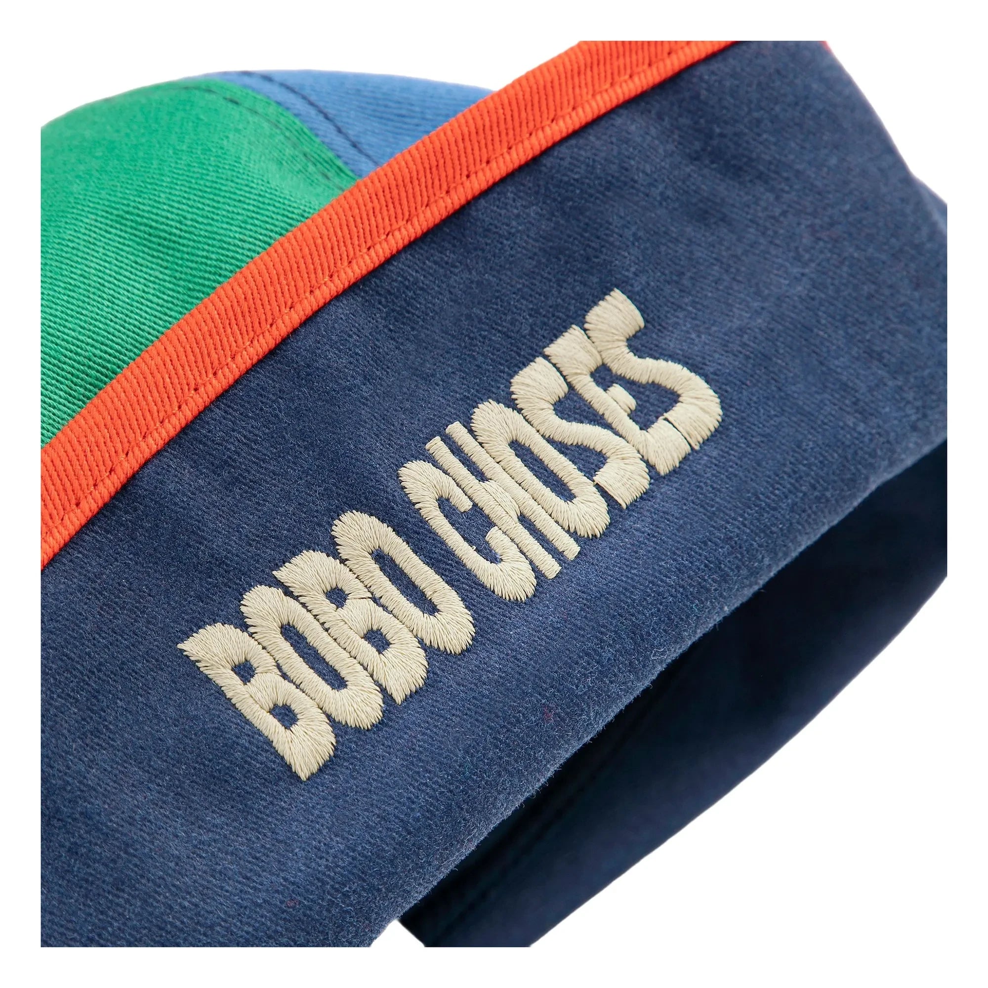 Bobo Choses - Color Block Recycled Fiber Sailor Beret | Navy Blue