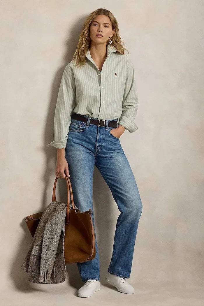 Polo Ralph Lauren Kadın Pamuk Oxford Gömlek