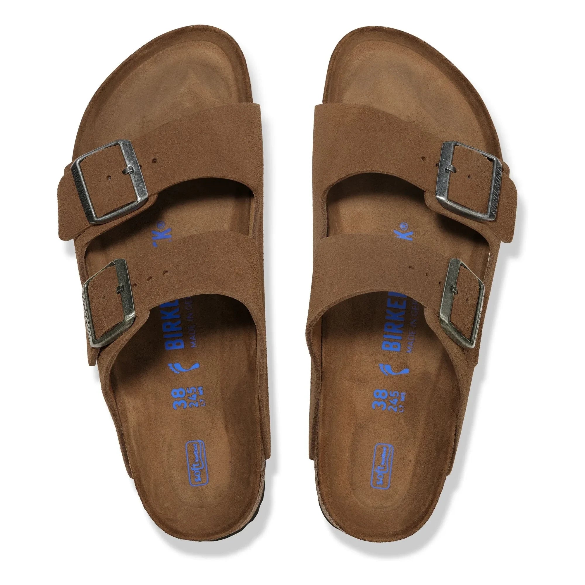 BIRKENSTOCK - Arizona Soft Suede sandals | Brown