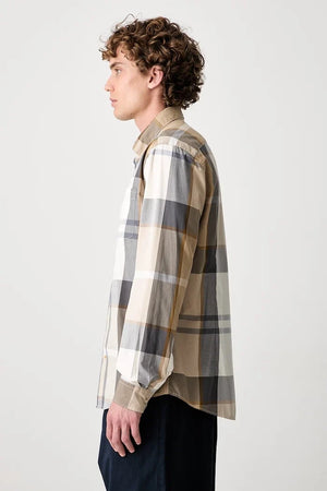 Barbour erkek pamuklu Harris Tailored Shirt