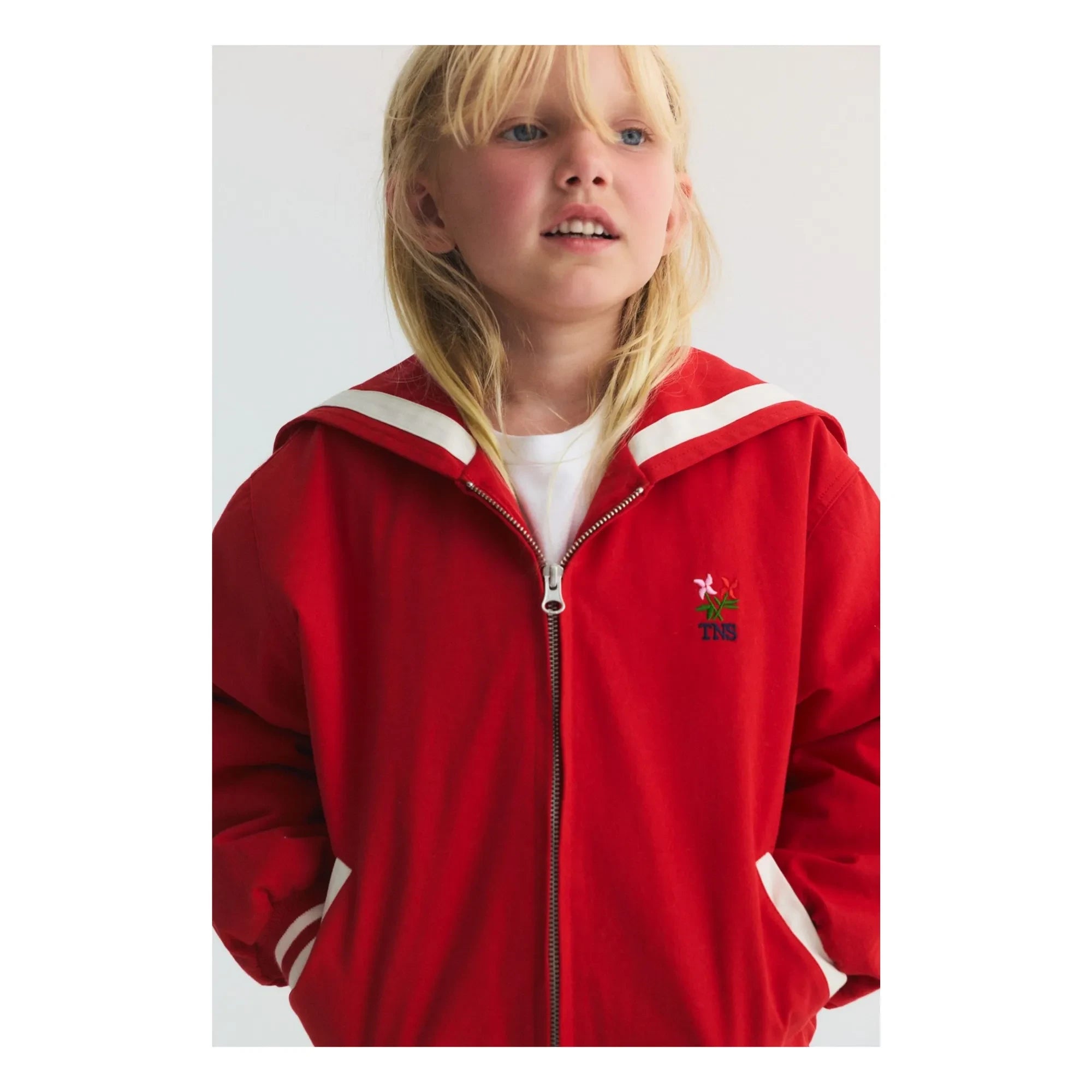 the new society - Buttercup Marine Collar Bomber | Red