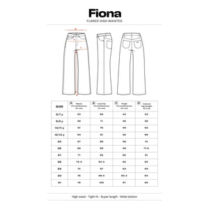 Finger in the Nose - Fiona Spanish-Cut Jeans | Dark Black