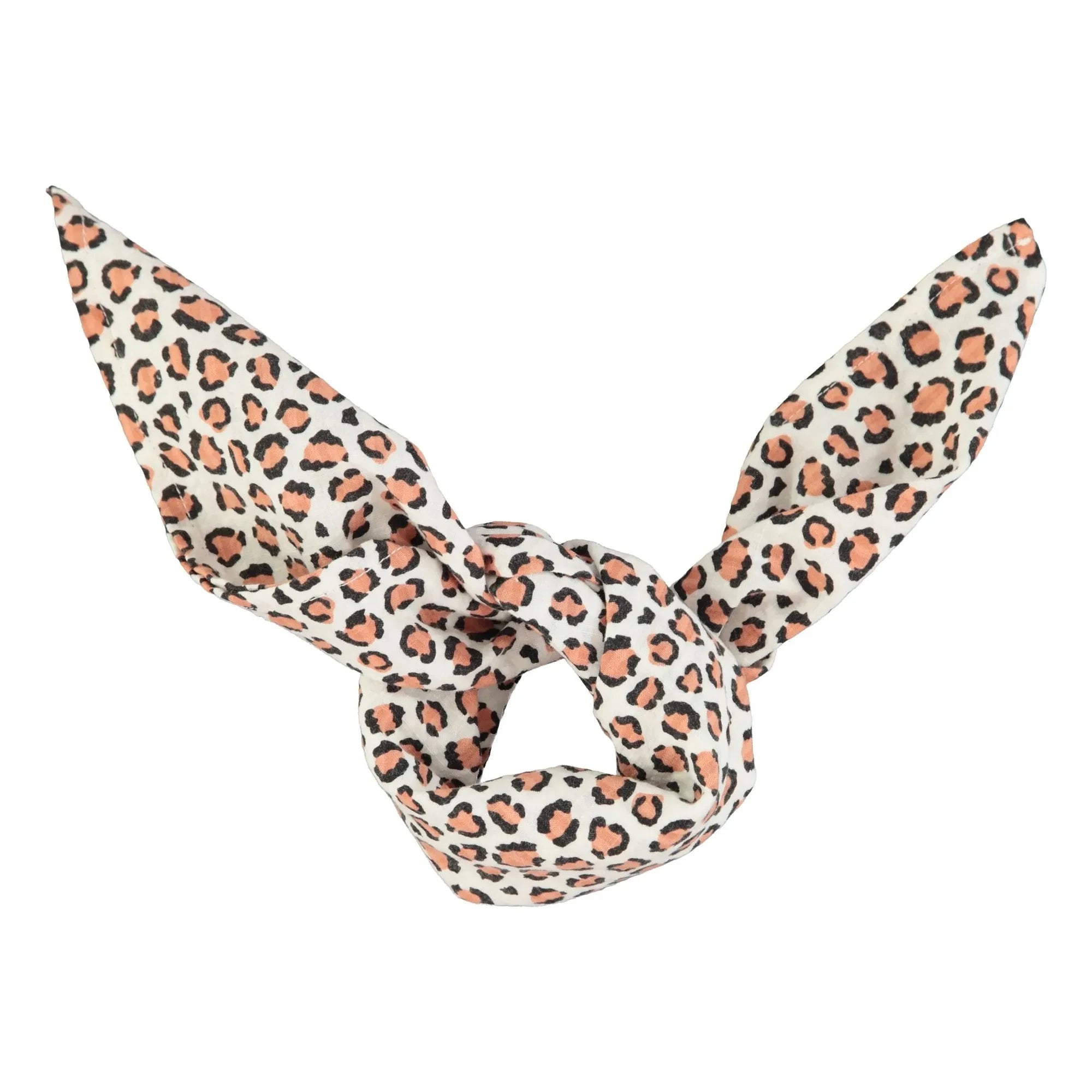 Piupiuchick - Organic Cotton Leopard Bandana | Ecru