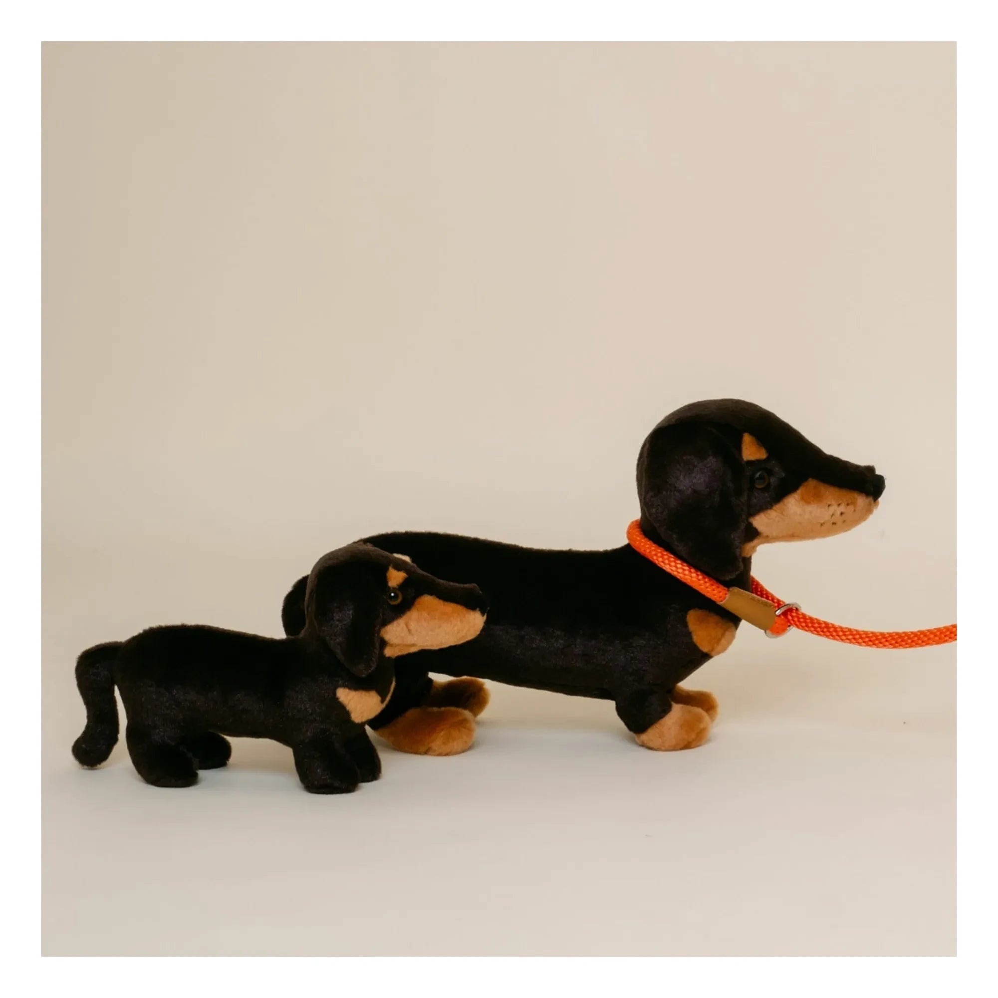 La Pelucherie - Eugène Dachshund peluş 40 cm | Siyah