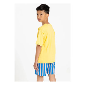 Smallable Kid - Nils Organic Cotton T-shirt | Fluorescent Yellow