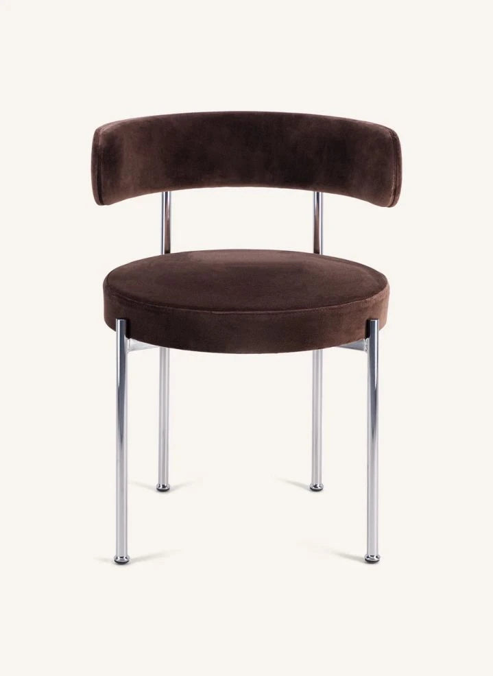 The Socialite Family - Libera Velvet Chair | Chocolate