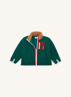 Hello Hossy - Zippered Fleece Jacket | Green