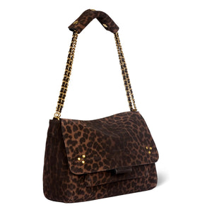 Jérôme Dreyfuss - Lulu M Leopard Bag | Brown