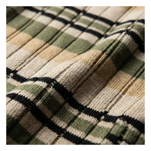 Smallable Woman - Selma Striped Polo Neck T-shirt | Iced Brown