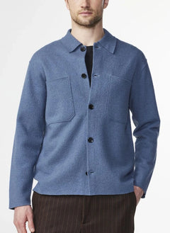 NN.07 - Jonas 6398 Merino Wool Jacket | Blue
