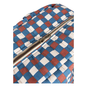 Nobodinoz - Hyde Park Mosaic baby care bag | Blue