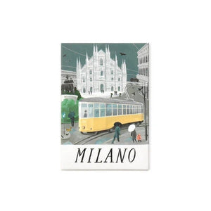 Legami - Milan Illustrated Magnet - World Cities Collection